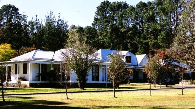 The couple’s house at 690 Wisemans Ferry Rd, Somersby, in 2002 before major equestrian additions were made to the property. (File image)