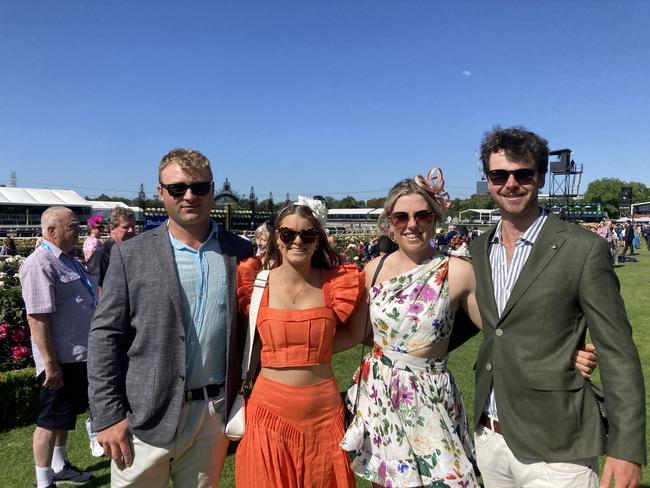 Jack Dutoit, Hannah Wallbank, Ella Eades and Toby Wallbank
