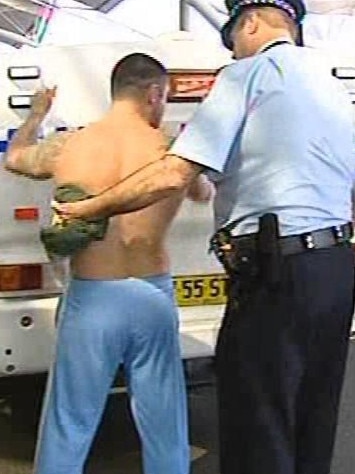 A man is arrested at the scene.