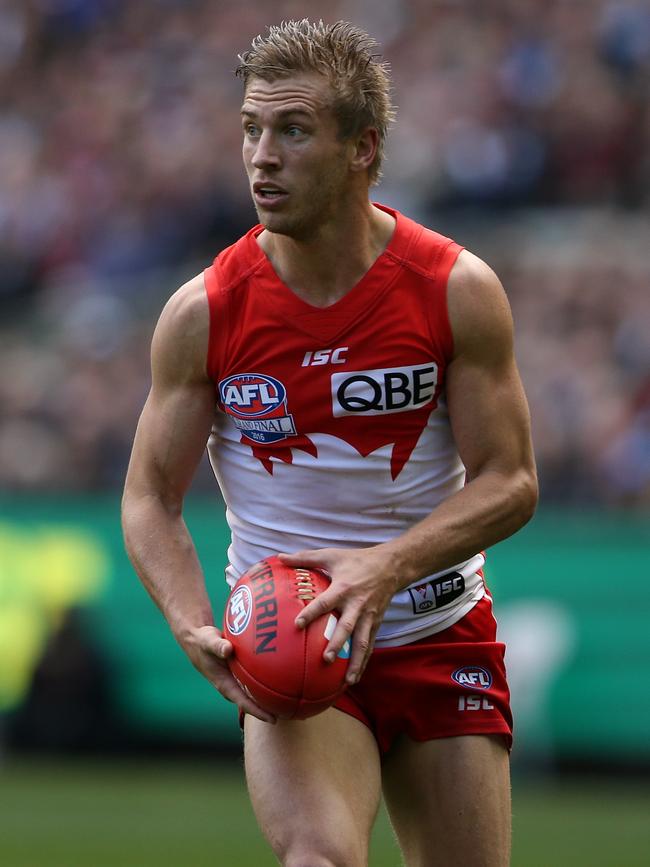 Kieren Jack will retire as a Sydney Swans great. Picture: Wayne Ludbey.