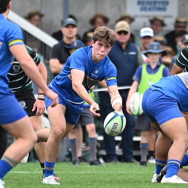 Alfie Bowman. GPS Rugby Churchie Vs BBC Saturday August 10, 2024. Picture, John Gass