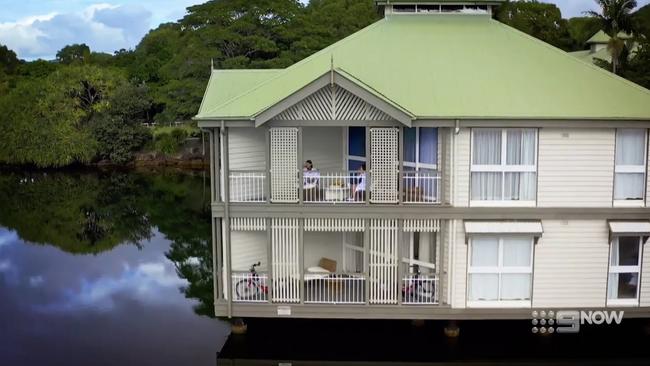 Ashleigh and Jake got to experience some of the overwater accommodation at Novotel Sunshine Coast.