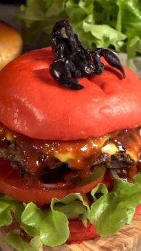 Trying Australia's spiciest burger: the Scorpion Death Wish