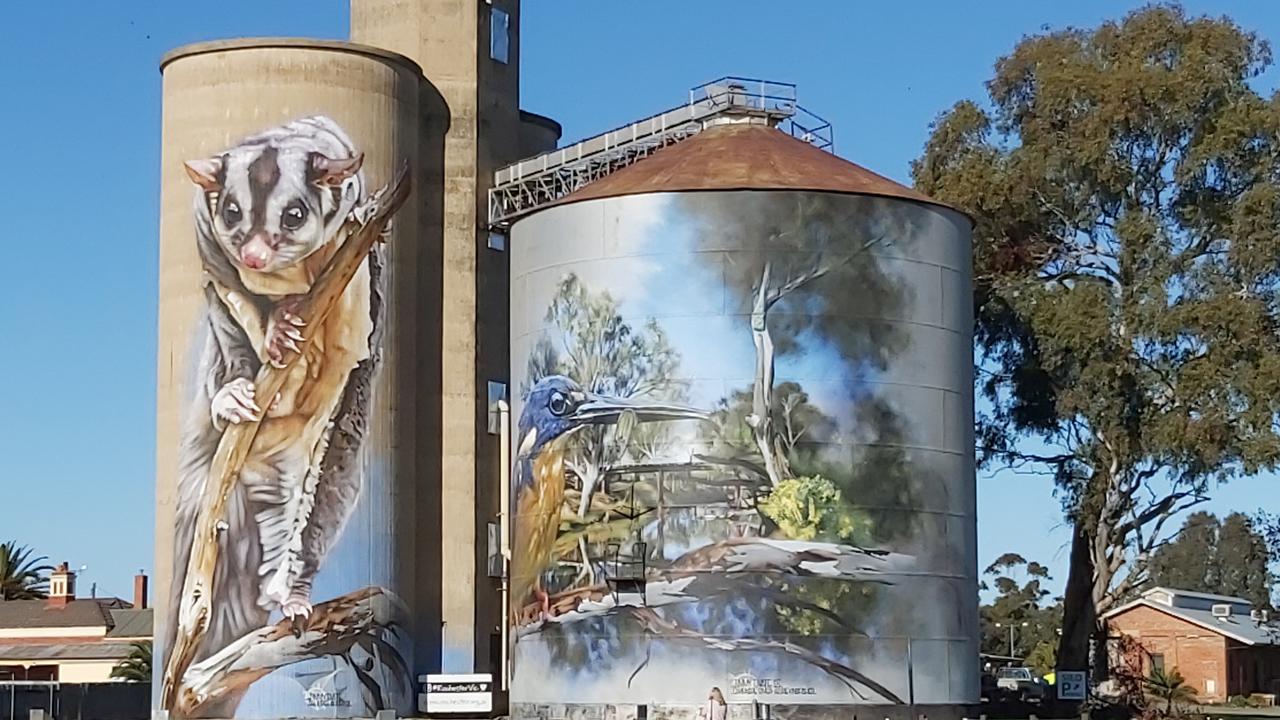 The famed silo art in Rochester, where repaying a home loan is cheaper than renting.