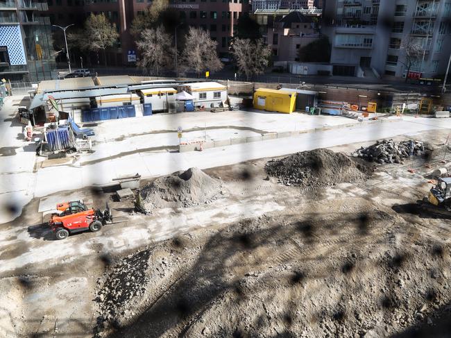 The first look at the project, which will feature one of the most complex designs of any public garden in the world. Picture: NewsWire/Ian Currie