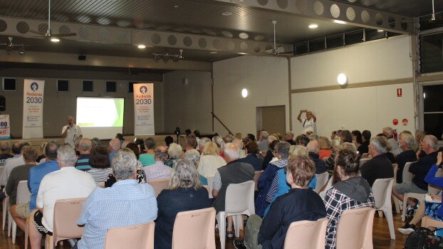 It was a full house at the second of two Redlands2030 election candidate forums at Redland Bay Community Hall. Picture: Kara Sonter