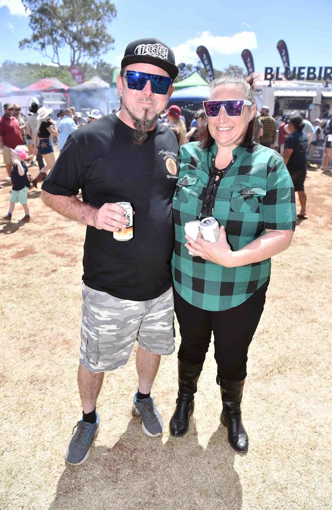 Chris Norgaard and Gloria Wegner at Meatstock, Toowoomba Showgrounds. Picture: Patrick Woods.