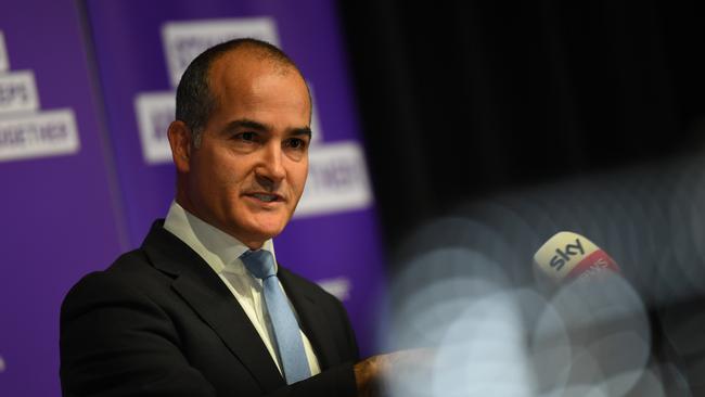 Victorian Education Minister James Merlino says ‘there is gold to mine’ in the findings from implementing remote learning during COVID-19. Picture: AAP