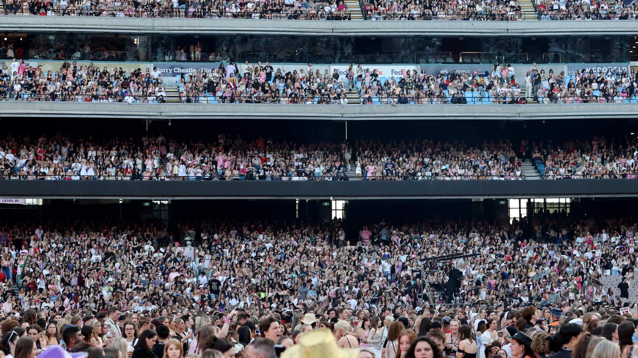 Not a bad turnout. Picture: Jake Nowakowski/NCA NewsWire