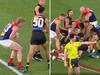 Ugly scenes unfold after star’s ‘cheap shot’