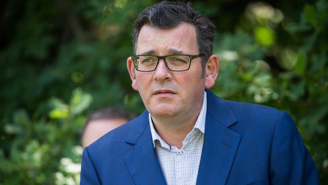 Victorian Premier Daniel Andrews in Melbourne on Monday. Picture: Paul Jeffers