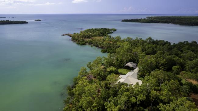 The Top End has been named one of Conde Nast Traveller’s Best Places to Go in 2025. Pictured is Seven Spirit Bay Wilderness Lodge on the Cobourg Peninsula. Picture: File