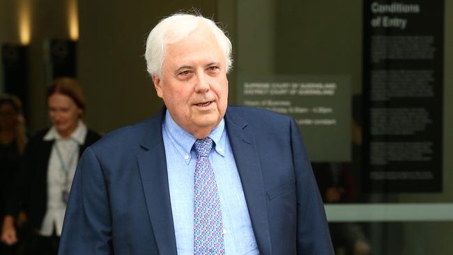 Clive Palmer at court. Photographer: Liam Kidston