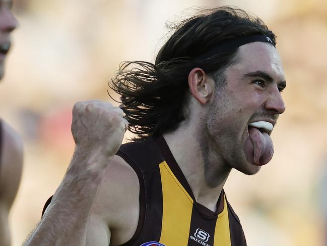 Jai Newcombe has become one of Hawthorn’s most important players. Picture: Michael Klein