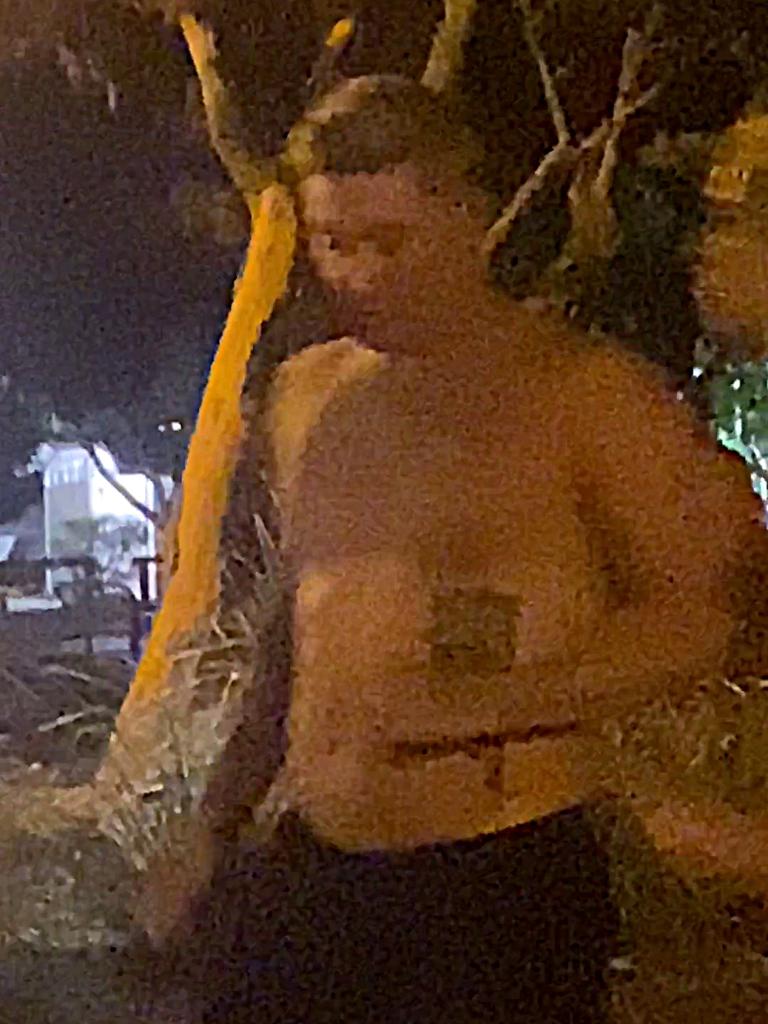 A shirtless Michael Clarke was filmed in a wild confrontation with his girlfriend and friend Karl Stefanovic