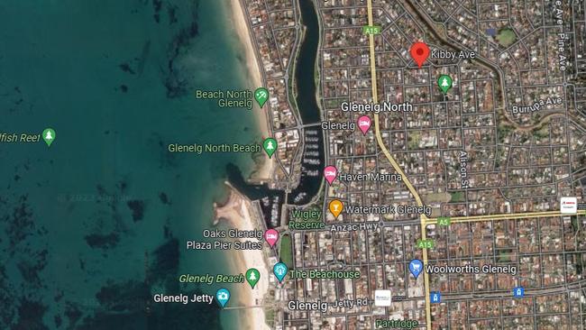 Kibby Ave in Glenelg North. Picture: Google Maps