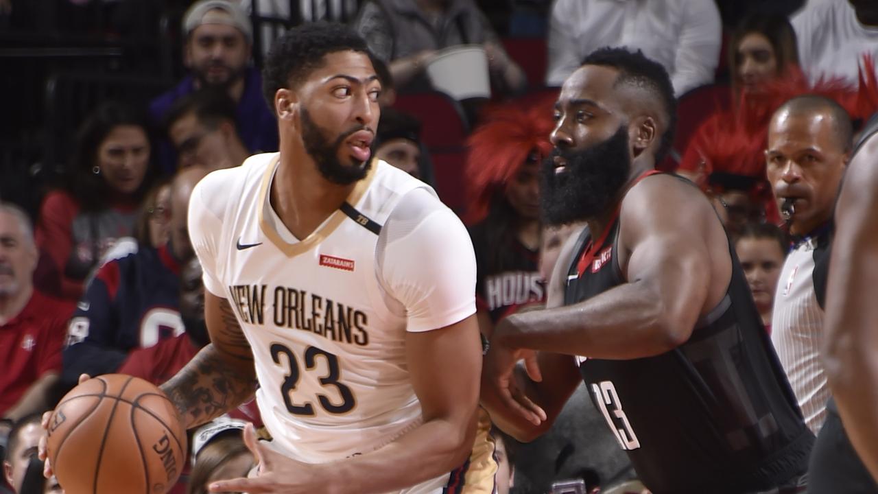 Anthony Davis put on a show against the Rockets.