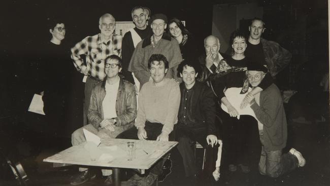 Shane Bourne with Steve Martin and Richard Roxborough.