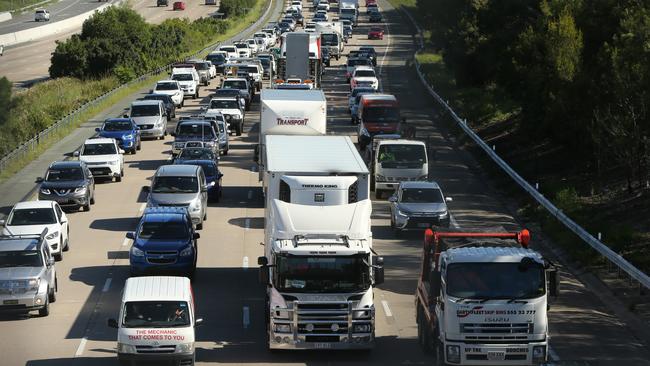 Gridlock on the M1 Picture Glenn Hampson