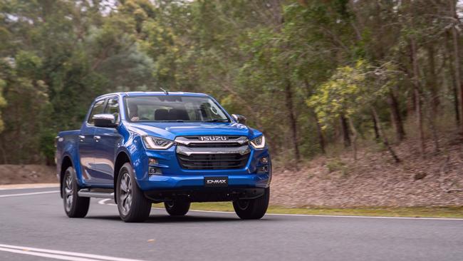 The 2023 model Isuzu D-Max Crew Cab in LS-U+ specification.