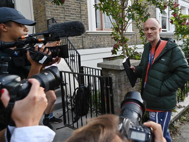 Number 10 Downing Street special adviser Dominic Cummings. Picture: AFP