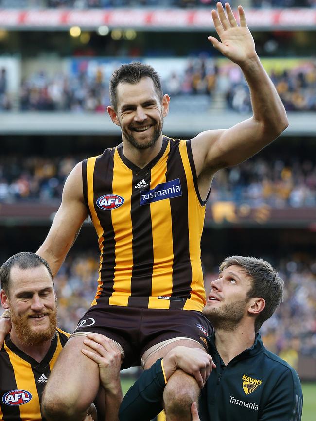 It’ll likely be farewell to Luke Hodge after Round 22. Pic: Michael Klein