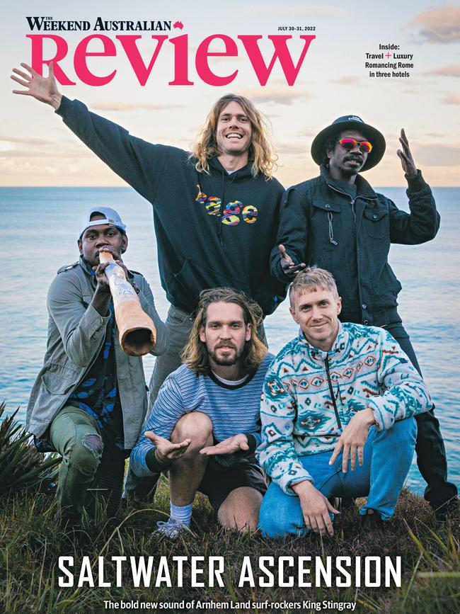 King Stingray on the cover of Review in July 2022. Picture: Sam Brumby