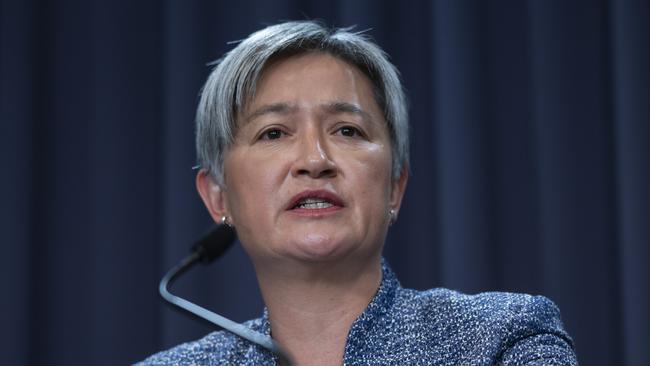 Penny Wong has sent a strong signal that Australia wants to resume funding to the UNRWA as soon as possible. Picture: NCA NewsWire / Martin Ollman