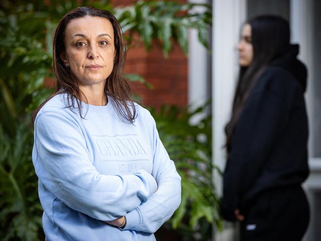 Alice and her daughter have been left traumatised after the teen had to lock herself in her room as three masked men broke into their home when she was alone. Picture: Mark Stewart