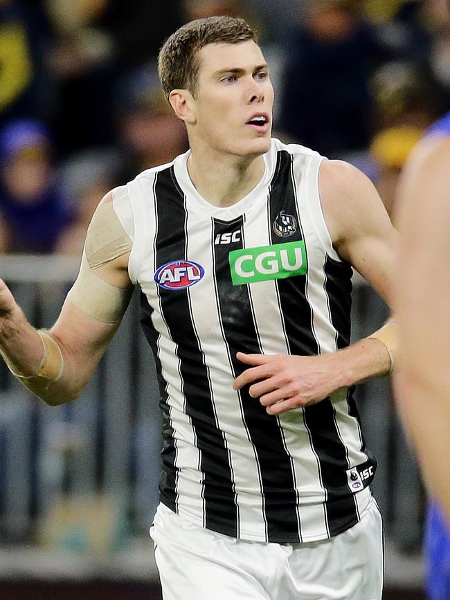 Mason Cox is under pressure to hold his spot in Collingwood’s best 22.