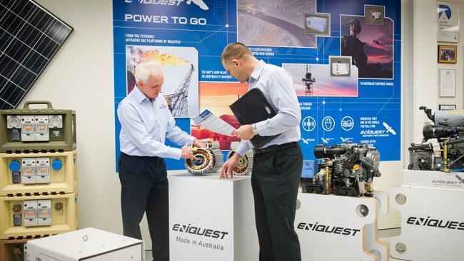 Don Pulver has built ENIQUEST into a successful Australian manufacturer of power generation products. 