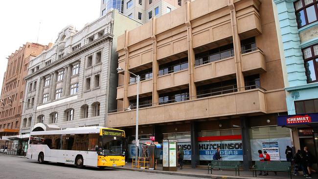 Hobart's Elizabeth St Bus Mall has been budgeted for an upgrade. Picture: SAM ROSEWARNE.