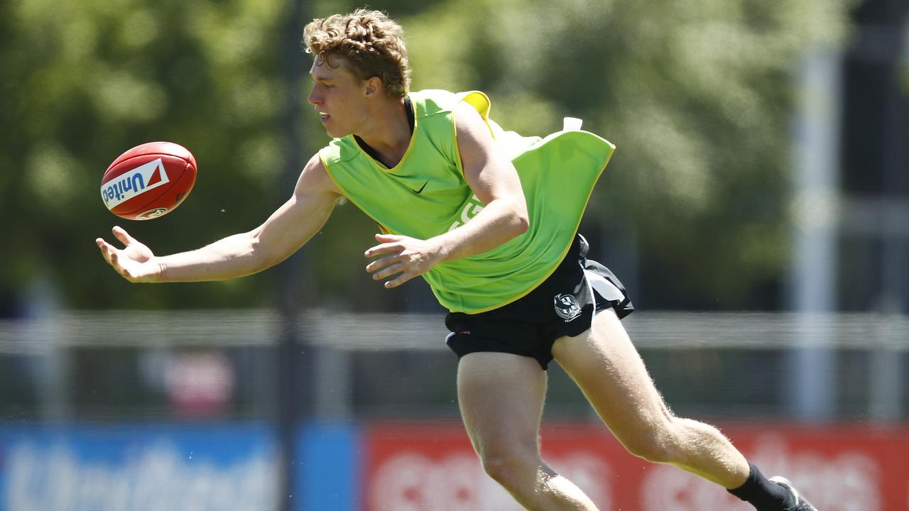 Finlay Macrae is hoping to break into the Collingwood line-up.