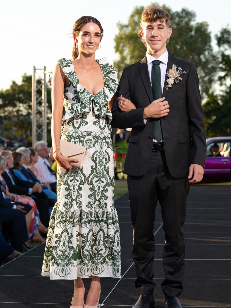 Taylor Bradley and Sam Hooper at the 2024 Rockhampton Grammar School formal.