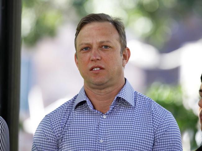 BRISBANE, AUSTRALIA - NewsWire Photos MAY 6, 2024: Premier Steven Miles during the Labour Day march in Brisbane. Picture: NCA NewsWire/Tertius Pickard