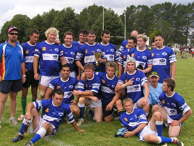 Glory Days – Narellan Jets celebrate after victory in the Group 6 2008 pre-season competition.