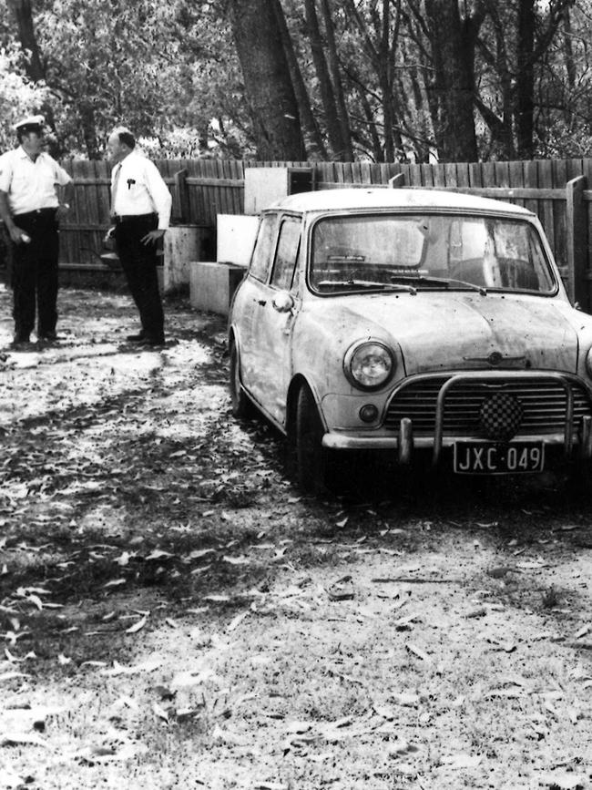 The Barrs’ car after their disappearance.