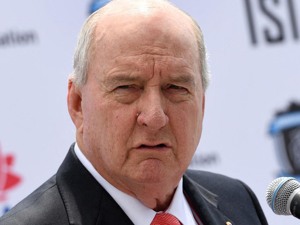 Alan Jones departed Sky News earlier this month. Picture: William West/AFP