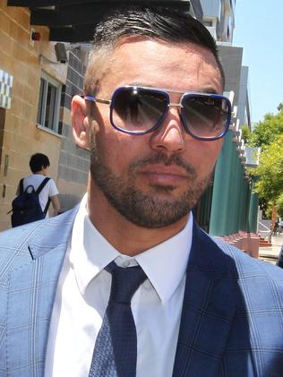 Former Auburn Deputy Mayor Salim Mehajer leaves the Burwood Local Court in Sydney, Thursday, December 14, 2017. Picture: AAP /Ben Rushton.