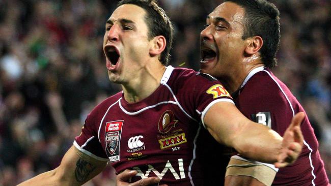 Billy Slater and Justin Hodges were involved in one of Queensland’s great bonding stories.