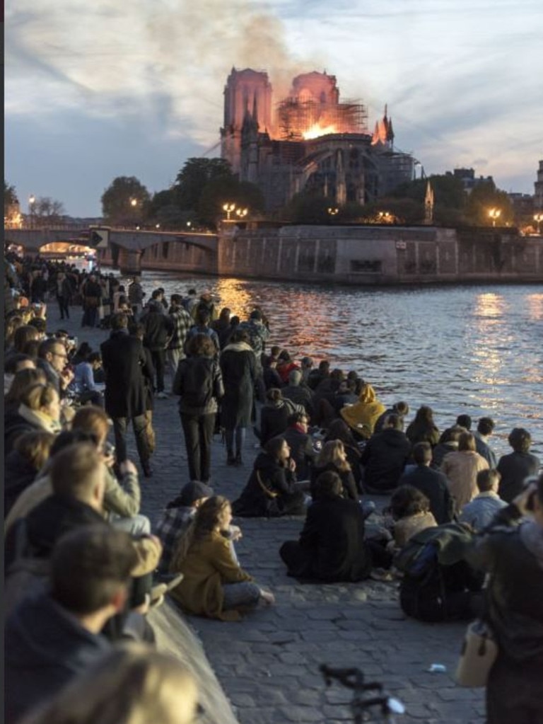 Notre Dame fire: World reacts as cathedral in Paris, France goes up in ...