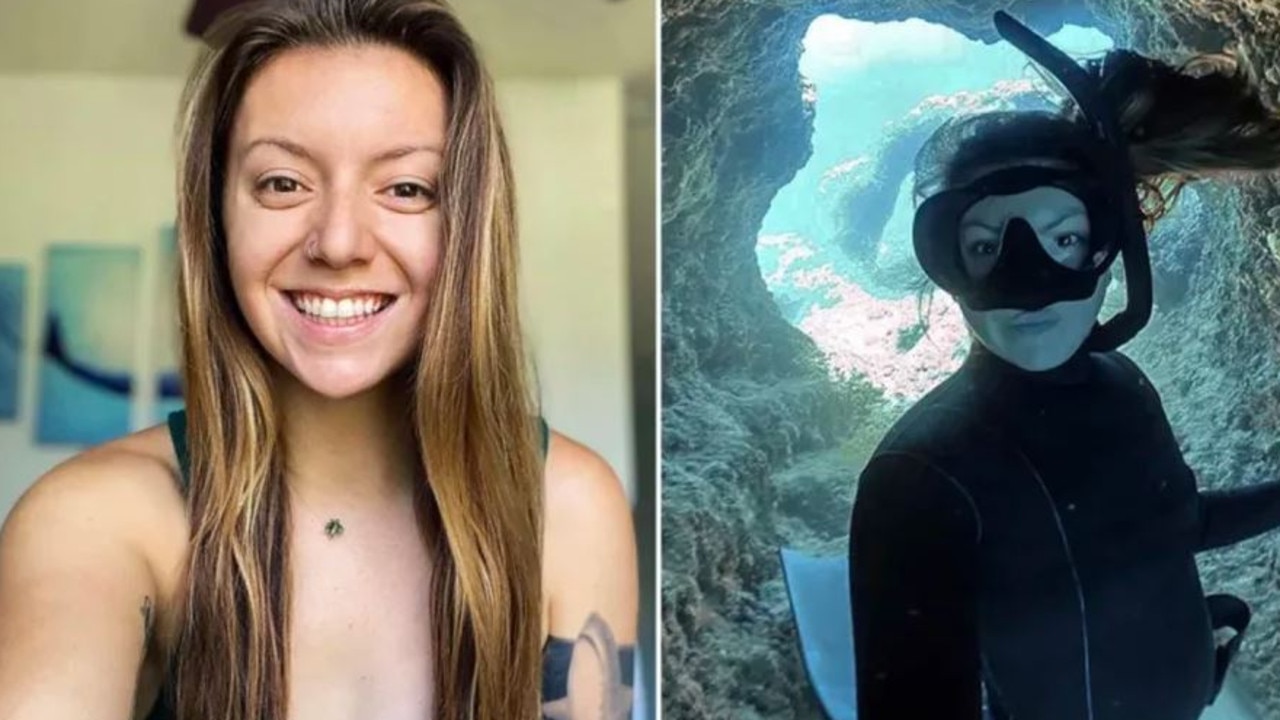 Andriana Fragola is a shark diver and marine biologist based out of Hawaii. Source: Instagram