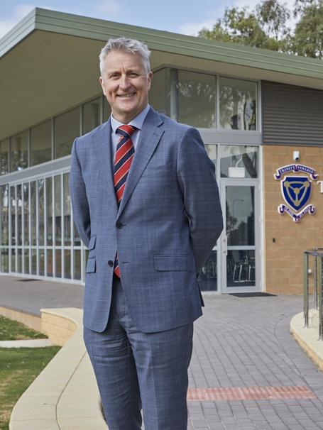 Trinity College principal Nick Hately