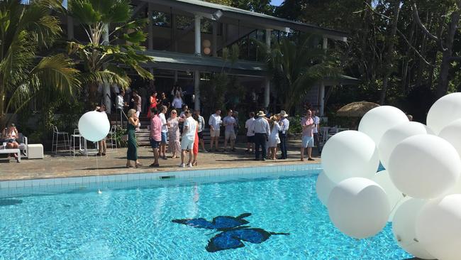 About 250 guests were invited to spend a day on Dunk Island on October 25, 2019 as part of a Mayfair 101 PR objective after the company bought the derelict resort in September 2019.