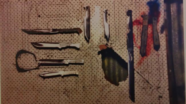 Just some of the weapons created by a 16-year-old, self-styled blacksmith.