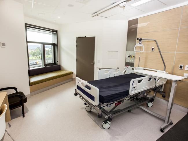 Inside one of the inpatient rooms at the new RAH.