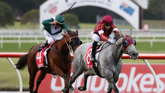 Sandown racecourse could be rezoned for a housing development. Picture: AAP