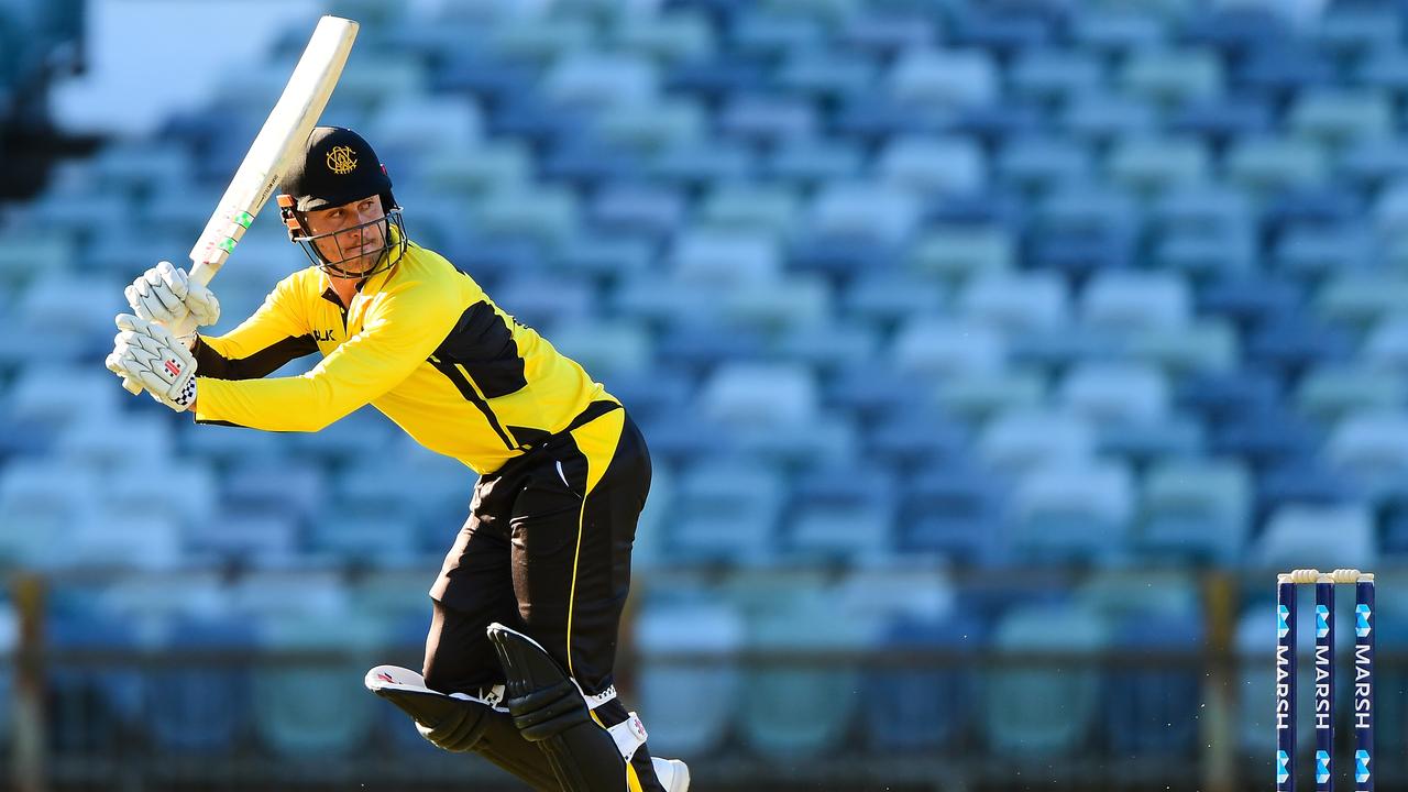 Marcus Stoinis hit a century for Western Australia in the Marsh One-Day Cup.