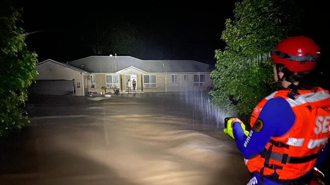 The Coffs Harbour State Emergency Service Photo: SES Coffs Harbour carried out 15 flood rescues in just eight hours on Thursday Feb 25.