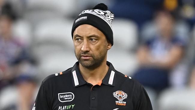 Benji Marshall has become more involved in his role as an assistant, but the club is adamant he won’t be the head coach next year. Picture: Ian Hitchcock/Getty Images